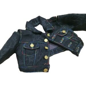 Rainbow High My Runway Friend Doll‎ Amaya Raine Black Denim Jacket Only